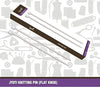 Knitting Pins - Flat Knob - Aluminium - 30 cm - Size 4 to 9 - Set of 12 Pins