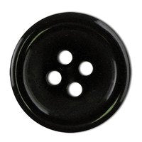 Buttons - 200 Pcs - Black Colored