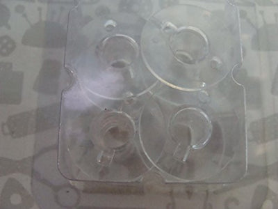 Bobbin - Domestic - Plastic - Transparent : 50 Pieces