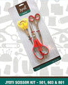 Scissors - Value Pack of 6 Scissors  ( 5 inches, 6 inches and 8 inches)