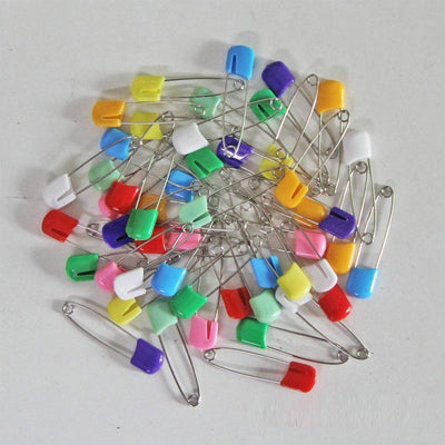 Jyoti safety pin with plastic cap - Size 1