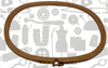 Embroidery hoop - Wooden - Square - 14"