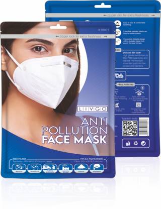 N95 Face Mask by Livgo - Certified - Pack of 4 masks